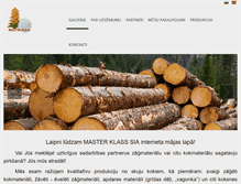 Tablet Screenshot of masterklass.lv